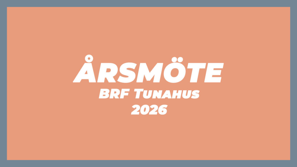 Kallelse till föreningsstämma 2026